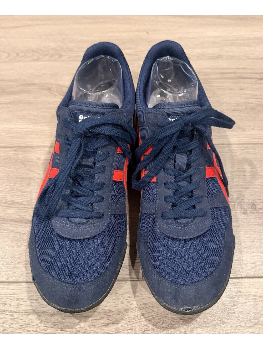 *READ* ASICS Onitsuka Tiger Ultimate Sz 11 Peacoat Navy Red Running Mens Sneaker - Picture 3 of 13